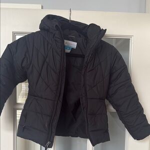 Kids Black Quilted Puffer Jacket